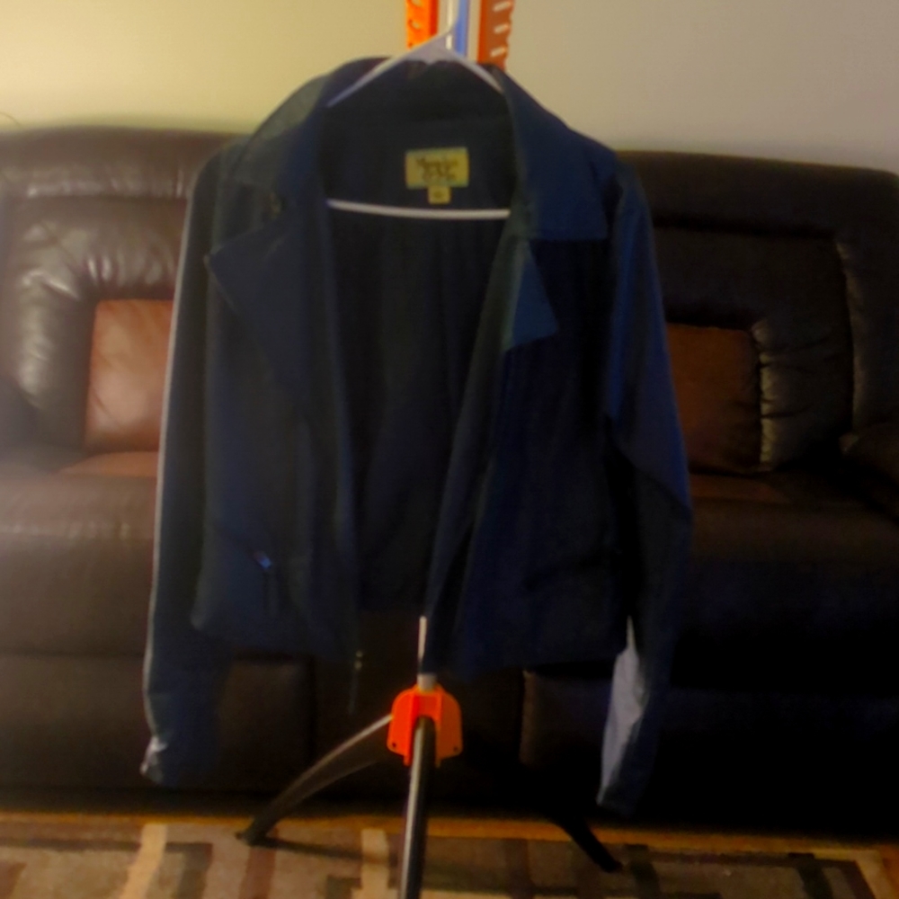 Ladies Large Navy Blue Jacket